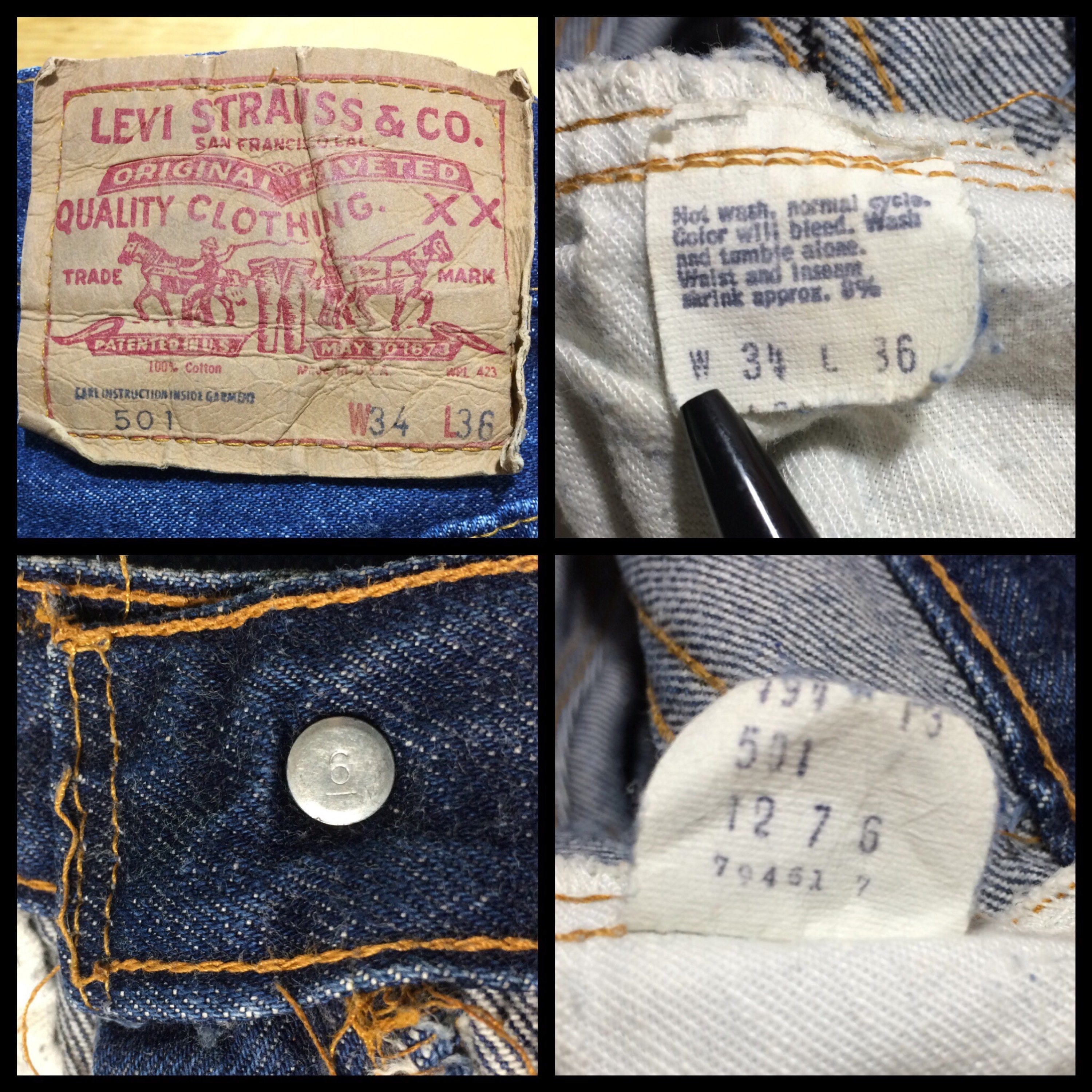 1970s levis 501