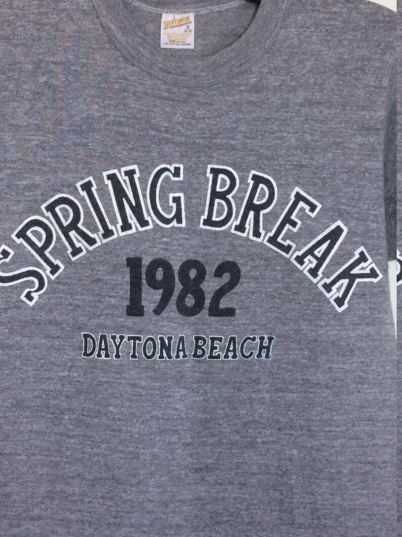 1980s Spring Break 1982 Daytona Beach Florida T-shirt Size | Etsy