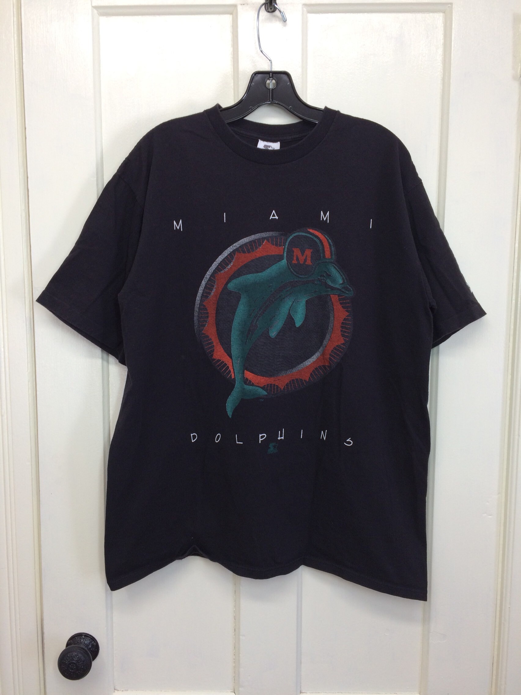 black miami dolphins shirt