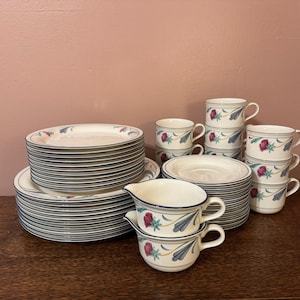 Lenox Chinastone Poppies on Blue - Etsy