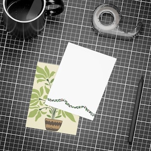 Potted Plant Postcard Bundles | Eco-Friendly Stationery for Note Writing, Gifts, Home Décor, Art Prints, Botanical Designs