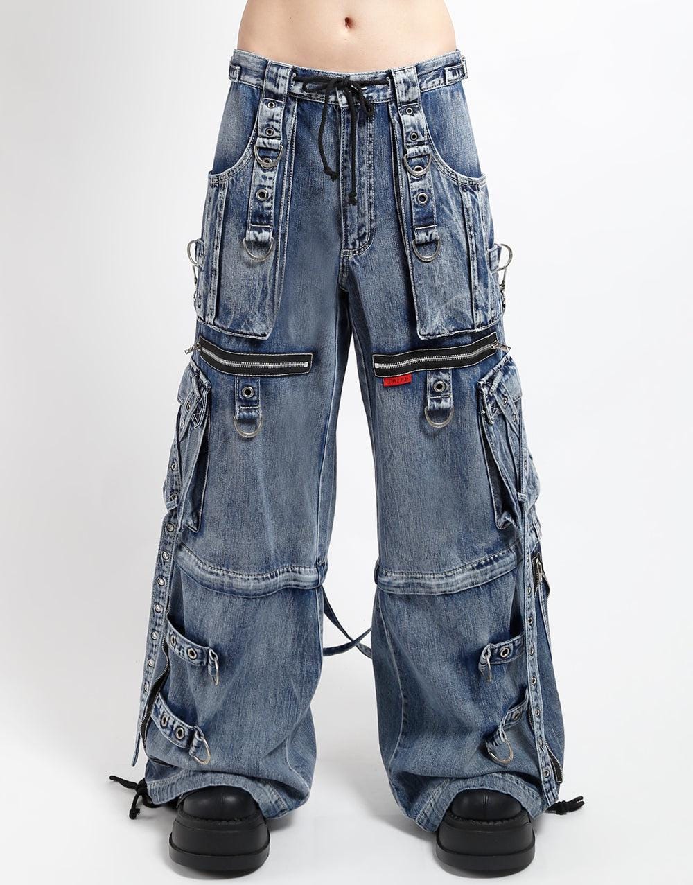 【HI FI FNK】Kalt Strap Cargo Denim Kalt Strap Cargo Denim - HIFIFNK