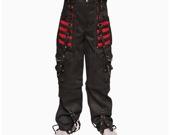 Size 31x33 Semantic Design Cargo Pants Black Bondage Pants