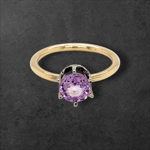 Lavender Sapphire 1.24ct in White Gold