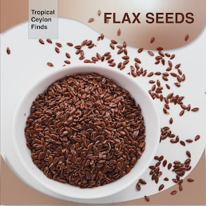 Fresh Organic Brown Flax Seeds Linaza Flaxseed Bulk Omega-3 NO Chemicals Added