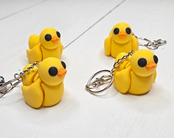 3D Printed Flexi Duck Keychain: Articulated Fidget Toy