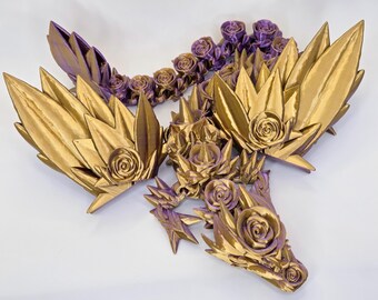 Flexi Rose Dragon – 3D Printed Articulated Dragon