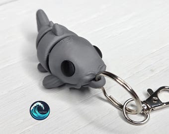 Flexi Catfish Keychain: 3D Printed Fidget Toy