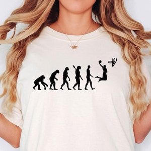 Basketball Shirt, Sport Shirt, Basketball Lover Shirt, Gift For Boy Friend, Basketball Evolution Tee, Basketball Love, Basketball Player Tee