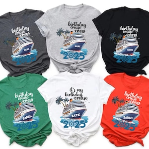 It&#39;s My Birthday Cruise Shirt,Birthday Cruise Crew Shirts,Birthday Cruise 2025,Bday Cruise Party Shirts,Womens Birthday,Family Cruise Bday