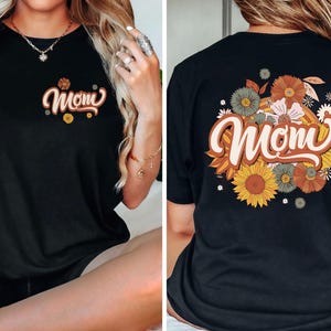 Mama Shirt, Floral Mom Shirt, Groovy Retro Mom Floral Shirt, Retro Shirt, New Mom Shirt, Cute Mama Shirt, Mom Mommy Mama, Flower Mama Shirt