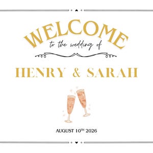 Customizable Welcome Sign - Landscape
