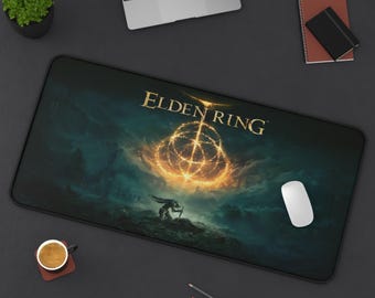 Elden Ring Map Mouse Pad | Detailed Lands Between Gaming Mat | Grace Site Explorer Desk Mat | Soulslike Gamer Gift