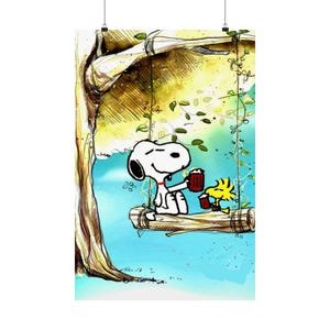 Woodstock Vertical Posters, Cute Wall Art, Home Decor, Gift for Friends, Kids Room Decoration, Motivational Art