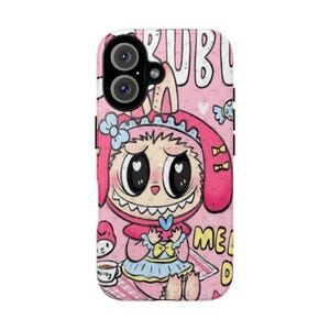 Cute Character Phone Case | Adorable Kawaii Bunny Design, Tough Cases for Kids, Gift for Animal Lovers, Fun and Playful Accessory