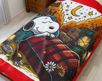 Cozy Blanket - Autumn Vibes, Perfect for Kids, Bedtime Comfort, Fall Decor, Gift for Little Ones
