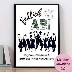 Cash gift for high school graduation | High school graduation 2025 | High school graduate | Poster for girls for passing their high school diploma | High school graduation gift | Printable