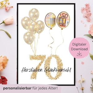 Cash gift for a milestone birthday | Birthday gift | Birthday poster | Wish-fulfiller | milestone birthday | Instant download