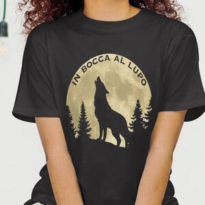 T-Shirt Lupo Wolf Cult IMage, 100% Cotone Premium, Vestibilità Slim, Prodotta In Italia