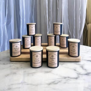 Glass Jar Wickless Scented Candle 5oz