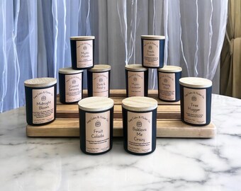 Glass Jar Wickless Scented Candle 5oz