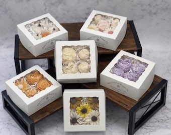 Flower Bouquet Soy Wax Melts Gift Set | Scented Home Fragrance