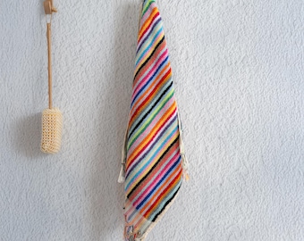 Organic Turkish Cotton Hand Towel: Soft, Absorbent Kitchen & Bath