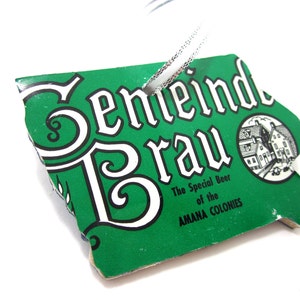Iowa beer can ornament