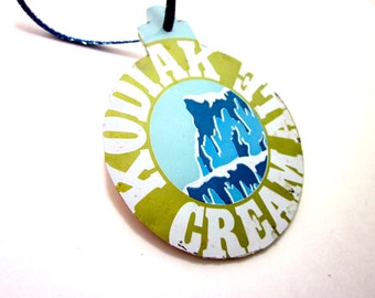 Kodiak Cream Ale can ornament
