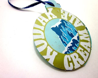 Kodiak Cream Ale can ornament
