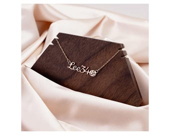 Collar de voleibol personalizado, regalo para el Día de la Madre para mamás voleibolistas, regalo de voleibol, joyería de voleibol personalizada, regalo para jugadoras de voleibol.