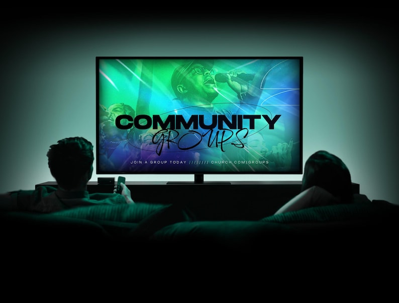 Church Announcement Slides Canva Template Bundle Editable Pre Service Slides Modern Gradients Church Welcome Program Livestream Presentation image 7