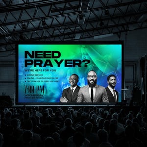 Church Announcement Slides Canva Template Bundle Editable Pre Service Slides Modern Gradients Church Welcome Program Livestream Presentation image 6