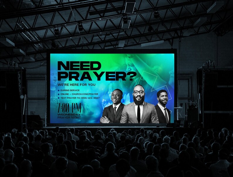 Church Announcement Slides Canva Template Bundle Editable Pre Service Slides Modern Gradients Church Welcome Program Livestream Presentation image 6