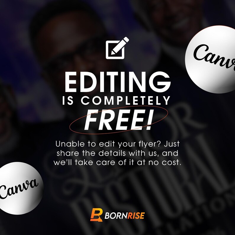 Pastor Appreciation Flyer Template, Editable Canva, Church Program ...