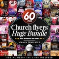 Church Flyer Design Template Bundle For Conferences-Worship Service-Holiday Christian Events-Church Leaders-Social Media Post-Editable Canva product logo