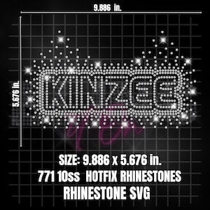 STRASS PERSONALIZADO SVG - Nome, tamanho e design personalizados