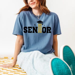 Comfort Colors® Senior 2025 Shirt, 2025 Senior Gift,Graduation Shirt,Graduation 2025,School Shirt,Class Of 2025 Shirt,Senior Retro Tee