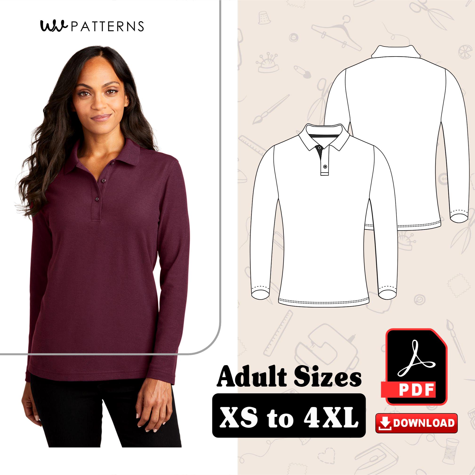 Man Polo Top Long Sleeve - Etsy