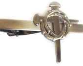 Christian Biker Cross Crucifix Catholic Crown Thorns Nails Wedding Work Suit Tie Bar Clip Cuff Links Cufflinks Set