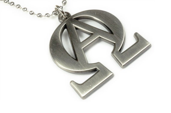 omega symbol necklace