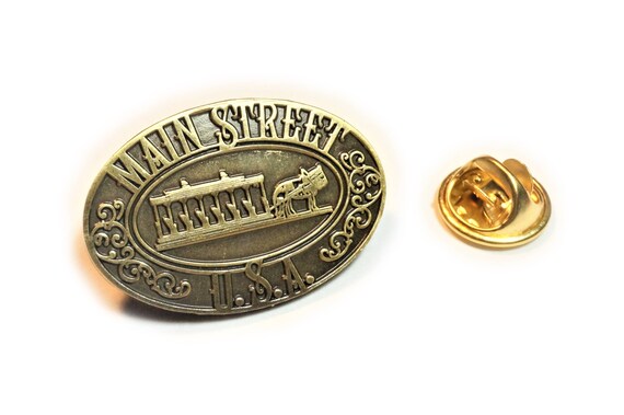Disney Disneyland Entrance Plaque Fantasy TIE BAR CLIP