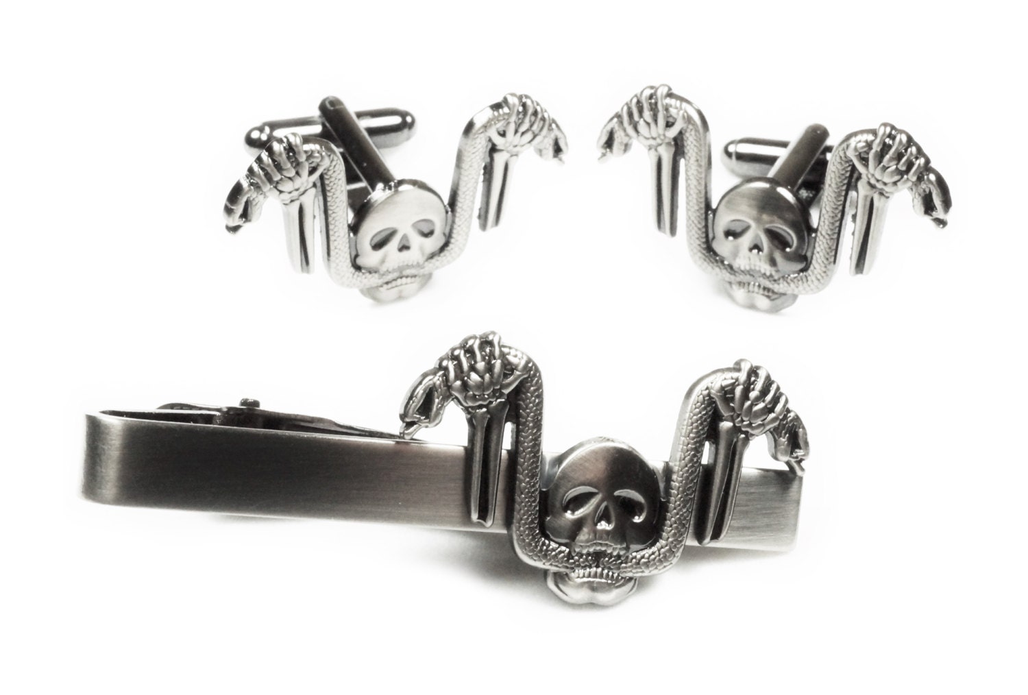 Snake Skull Handlebars Biker Motorcycle Wedding Work Suit Tie Etsy