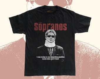 Chrissy Moltisanti Tee | Sopranos Fan Shirt | Mobcore Aesthetic Graphic Tee | Prestige TV | Vintage Halftone