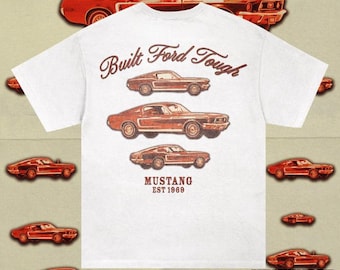 1969 Mustang Vintage Backprint T-Shirt