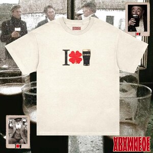 I Love Guinness T-Shirt, Vintage Beer Tee image 1