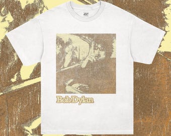 Camiseta gráfica de Bob Dylan, camiseta vintage de rock, top de los años 70