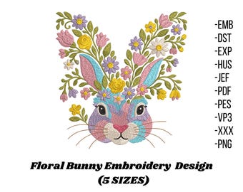 Osterhase Stickdatei, Osterhase Stickmuster, Osterhasen Stickmuster, Maschinenstickerei, digitaler Download