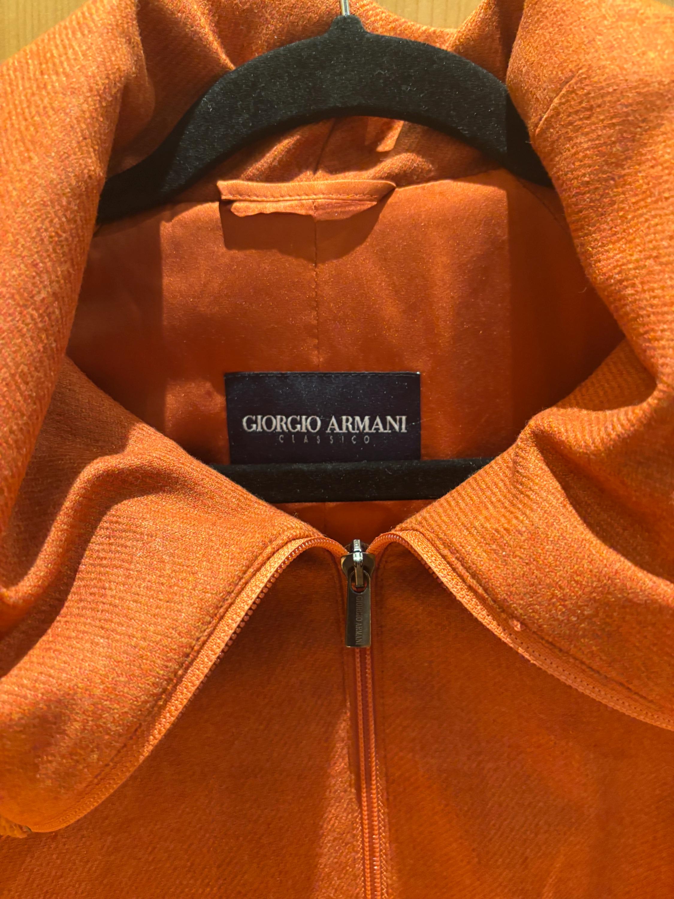 Armani Classico Vintage Orange Jacket - Etsy