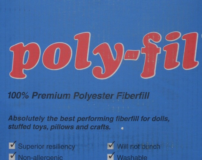 Polyester Fiberfill Polyfil 5 Lbs Bulk Box for Crafts Stuffing for